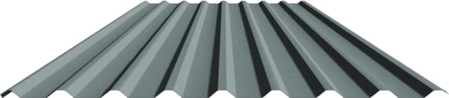 PVC-Wellenplatte 200 x 90 cm 1,4 mm schwarz