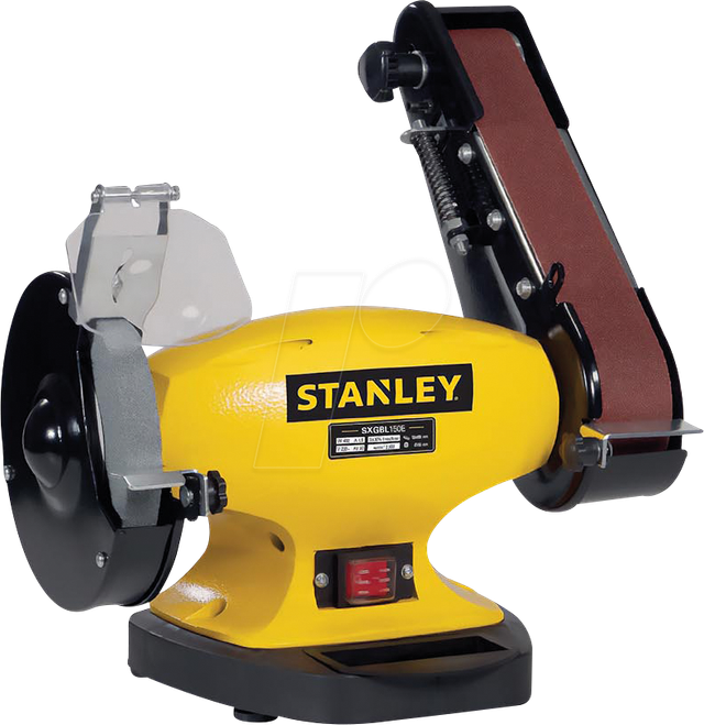 STAN SXGBL150E - Doppelschleifmaschine mit Schleifscheibe und Schleifband