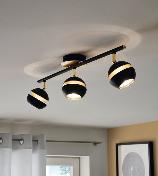 EGLO LED Deckenstrahler NOCITO, LED wechselbar, Warmweiß, LED Deckenleuchte, LED Deckenlampe