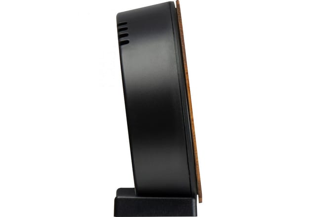 Easy Gifts Digitale Wetterstation mit Bambuselement Innenwetterstation