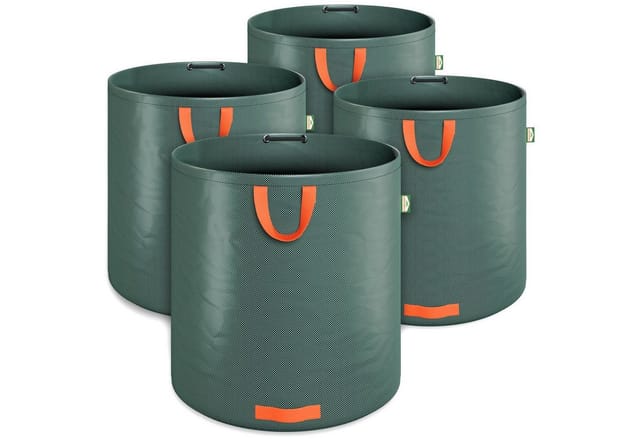 Gardebruk Gartensack, Gartenabfallsack 4x500 Liter 50 kg Belastbarkeit stabil robust