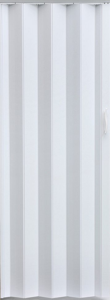 Vivaldi Falttür Schiebetür Tür weiß Höhe 203 cm für Türbreite bis 92 cm acco 011 (1 Packung Karton, 1-St., 1 Set), teils montiert Bild 4