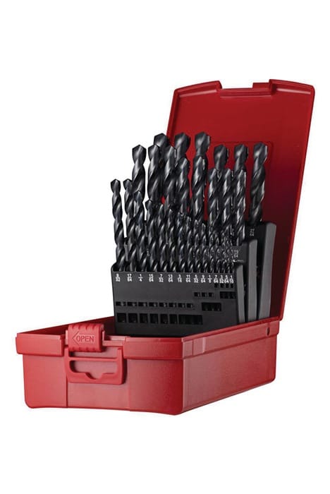 Dormer - Spiralbohrersatz A190 Din 338 Typn D.1/16-1/2 'x1/64 ' Hss 29tlg.ku.-kass.