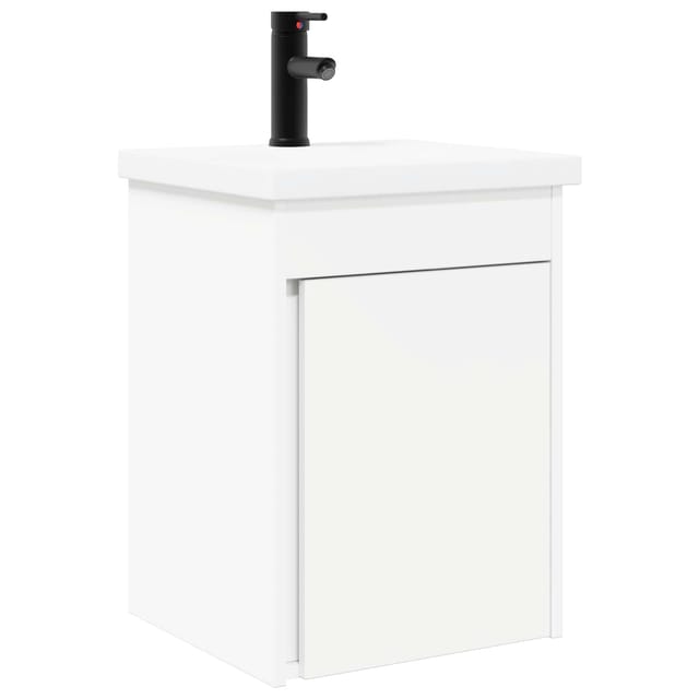 Vidaxl Bathroom Vanity Unit With Tap White 42 X 40 X 74.5 Cm