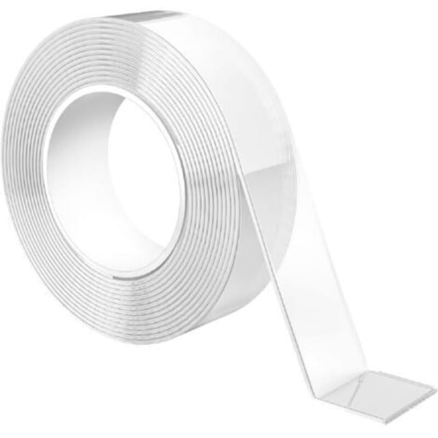Extrem Starkes, Doppelseitiges Klebeband, 3 M × 3 Cm, Transparent, Abwaschbar Und Wiederverwendbar – Nanotechnologie