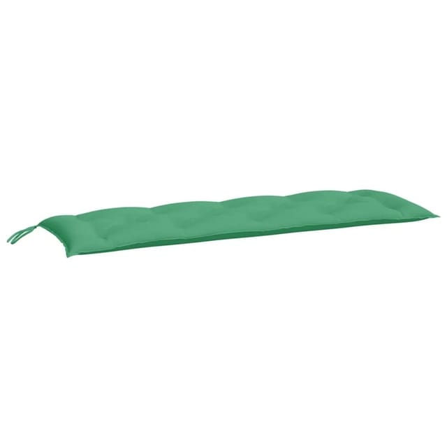 Gartenbank-auflage Grün 150x50x7 Cm Oxford-gewebe Vidaxl