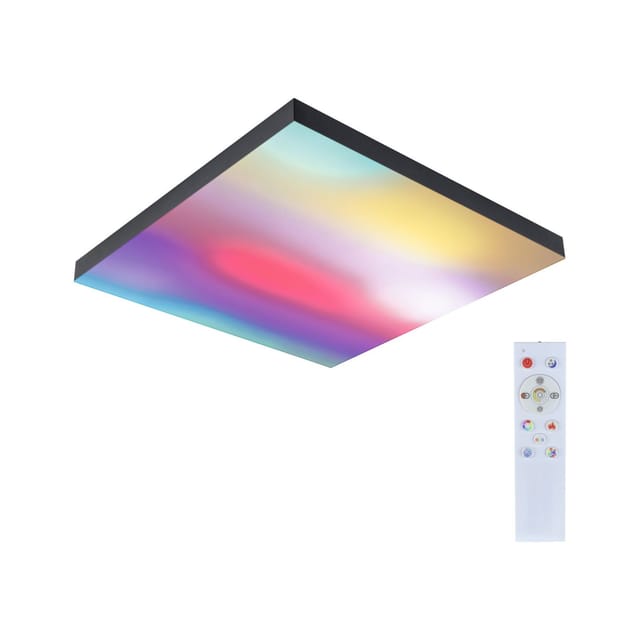 Led Deckenleuchte Velora Rainbow Rgbw In Schwarz 19w 1690lm
