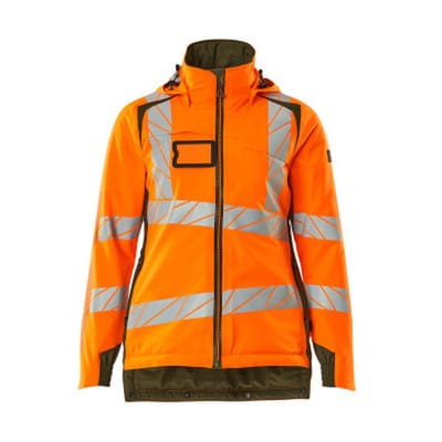 Winterjacke Cli ®, Damen Winterjacke Gr. M, Hi-vis Orange/moosgrün - Mascot