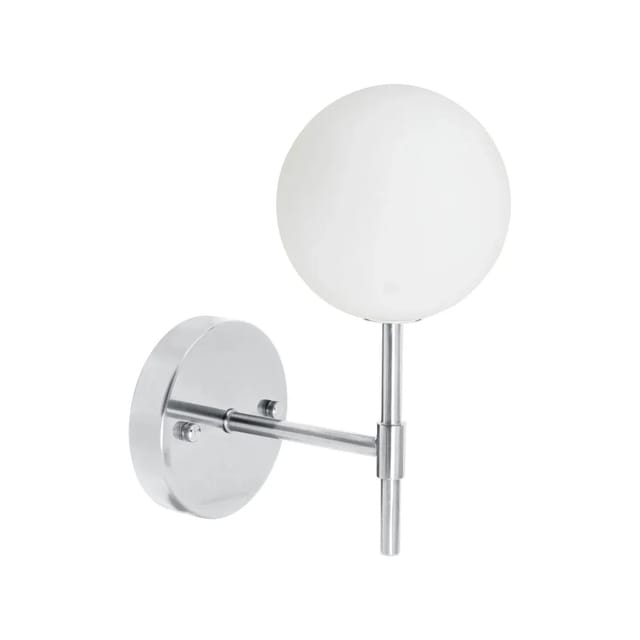 PR Home Sigma S Wandlampe in Kugelform Chrom opal G9 25x12x19cm