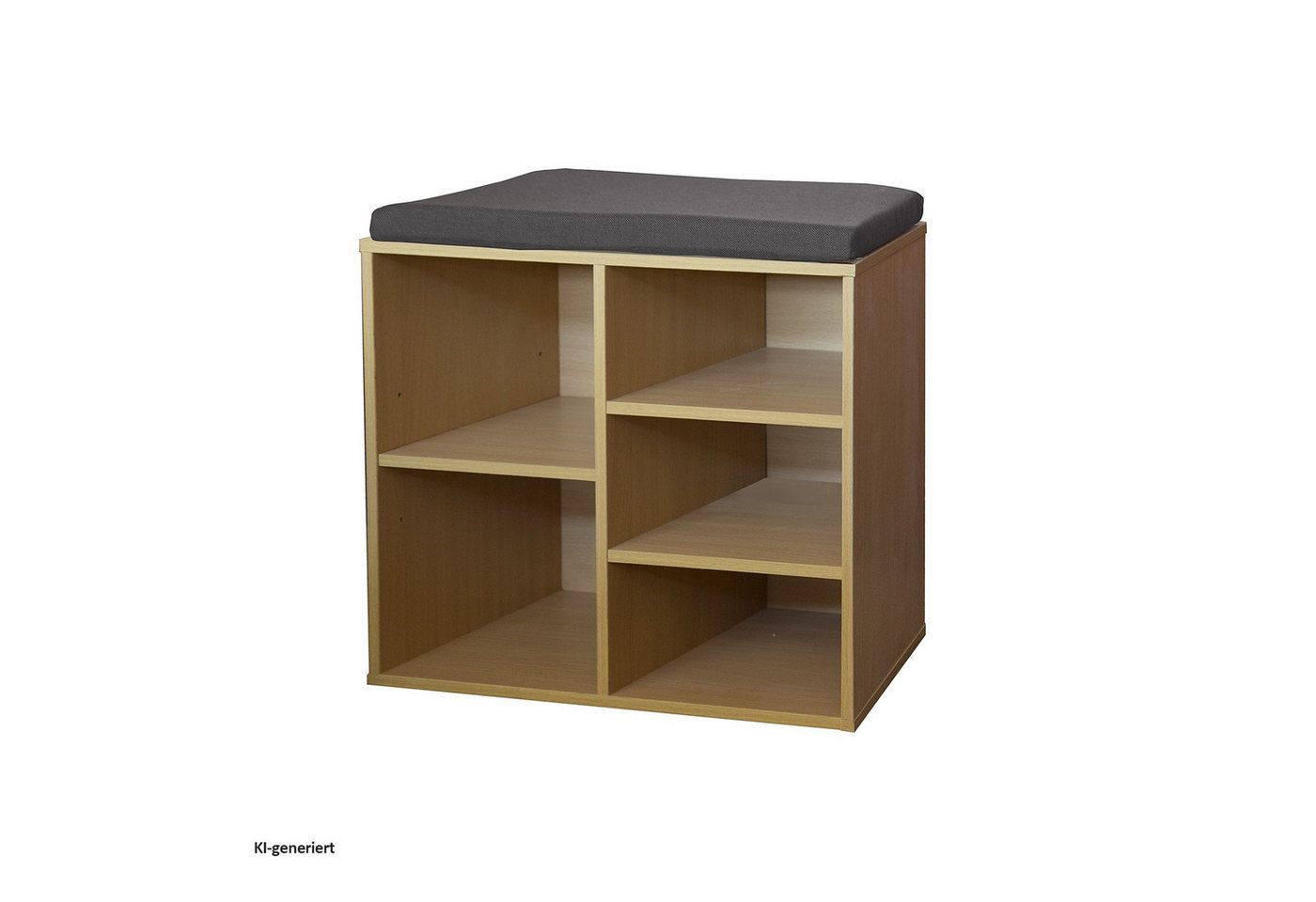 HTI-Line Schuhbank Schuhbank Katja S (Stück, 1-St., 1 Schuhbank mit Sitzkissen), Schuhregal mit 5 Fächern Bild 2