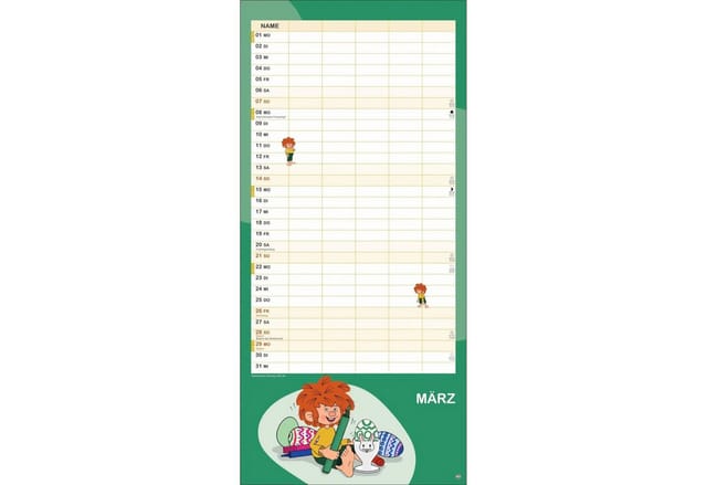 HEYE Wandkalender Pumuckl Familienplaner 2027