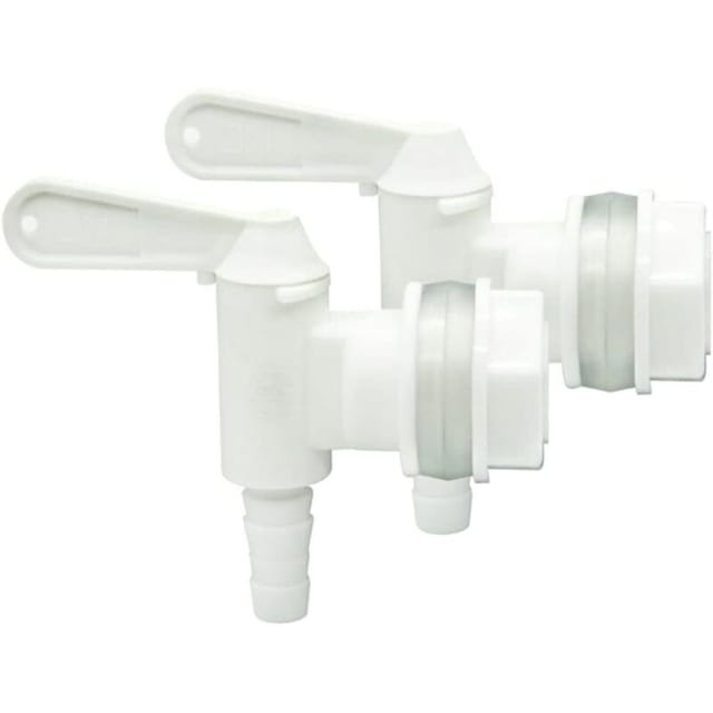 2-teiliger Kunststoff-wasserhahn, Kunststoff-abfüllbehälter-hahn, Heimbrau-eimer-hahn, Ersatz-wasserhahn Für Heimbrau-gärbehälter