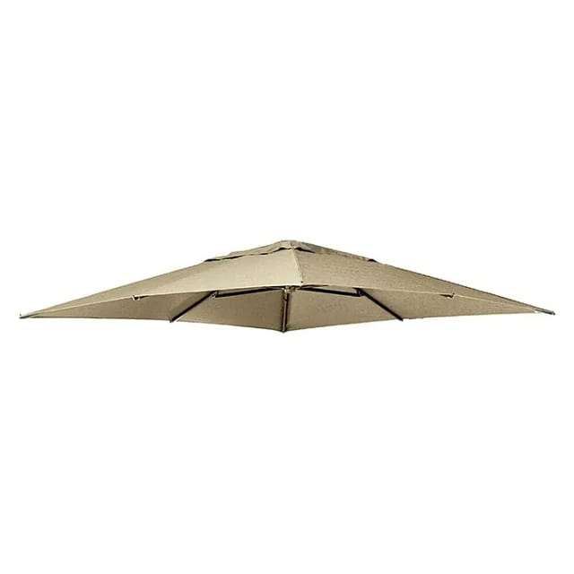 SIENA GARDEN Ersatzbezug »Easy Sun«, für Sonnenschirme, taupe, Länge: 320 cm - grau
