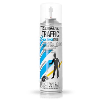 AMPERE TRAFFIC PAINT Bodenmarkierspray Traffic Extra 500ml weiß