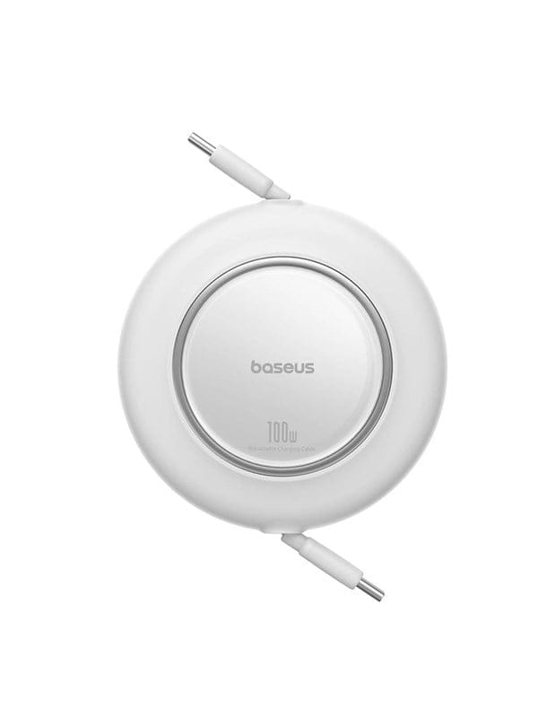 Baseus Free2Pull Mini 100W Retractable USB-C Cable - USB-C 2m - White