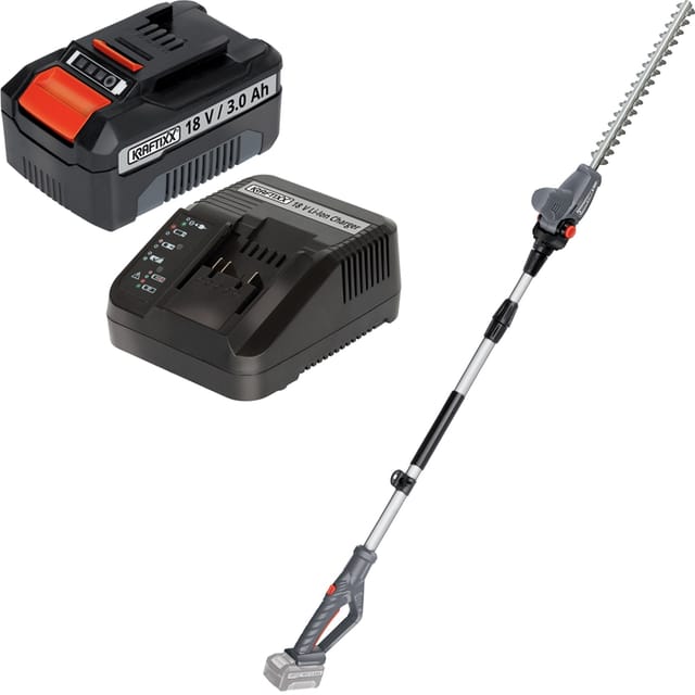 KRAFTIXX® Heckenschere KX-ASH 1835 Li, (Set, 3-tlg), inkl. 3,0Ah Akku & Ladegerät