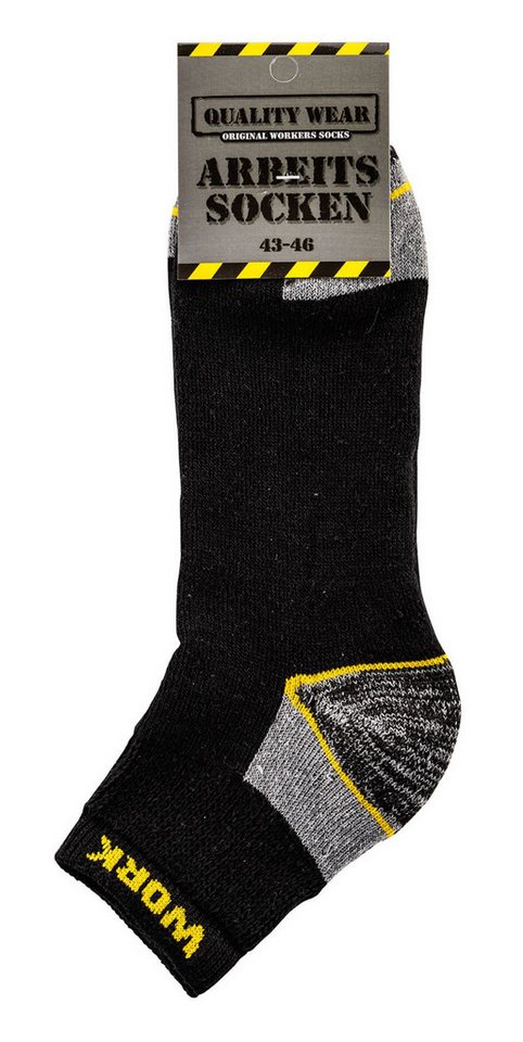 FussFreunde Arbeitssocken 9 Paar Arbeitssocken Work Socken Kurzsocken kurze Herrensocken Bild 5