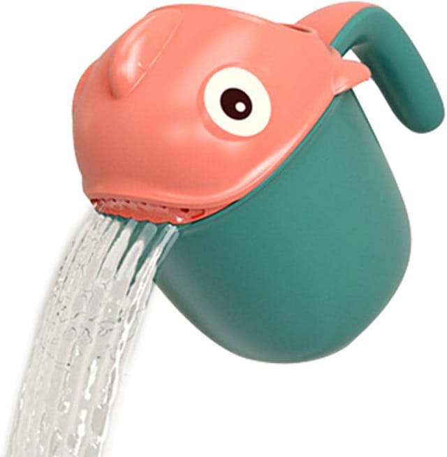 Baby-kopf-spülbecher – Baby-bade-spülbecher, Kreativer Clownfisch-shampoo-becher – Multifunktionaler Dusch-sprinkler-schutz, Badezimmeraccessoires