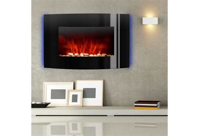Klarstein - Lausanne Elektrischer Kamin Leistung: 1000 - 2000w Led Fernbedienung