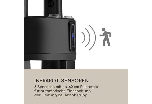 Blumfeldt - Primal Heat 65 Bistrotisch Karbon-ir-heizelement 1200w Led 65cm Glas