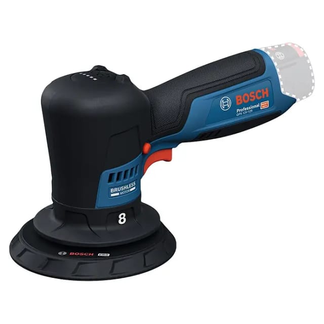 Bosch Professional Bosch Akku-polierer Gpx 12v-125, Incl. Zubehör, Karton