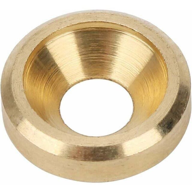 M4-unterlegscheiben Aus Reinem Kupfer, Gefräst, 20er-pack, Cnc-gefräster Flachkopf, Für Glatte Oberfläche Und Industrielle Präzision