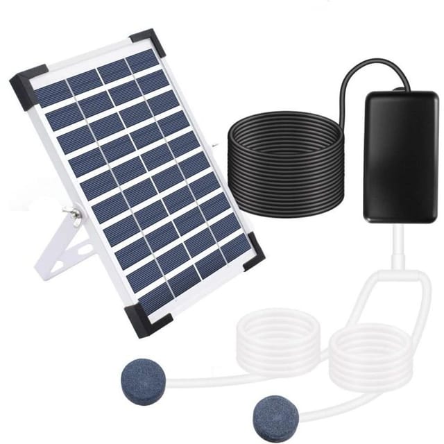 5-w-solarbelüfter Für Teiche Und Aquarien – 3 Modi, Komplettset Mit Photovoltaikpanel, Markenlos