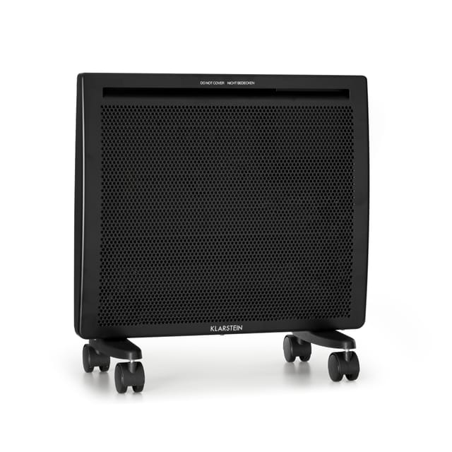 Klarstein - Hot Spot Slimcurve Double Wave 2-in-1 Heizgerät 1000w Wochentimer Stahlblech