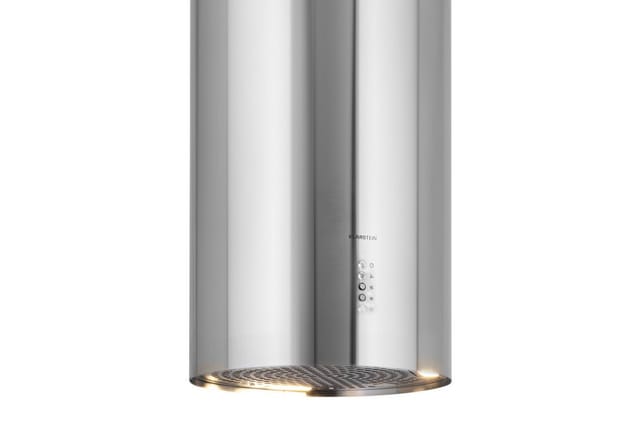 Klarstein - Insel-abzugshaube, Dunstabzug Für Arbeitsplatte, 600m³/h Luftstrom, Verstellbare Inselhaube Umluft Freihängend Mit Rohr-design, 3 Stufen, Aktivkohle-filter Dunstabzugshaube Deckenm