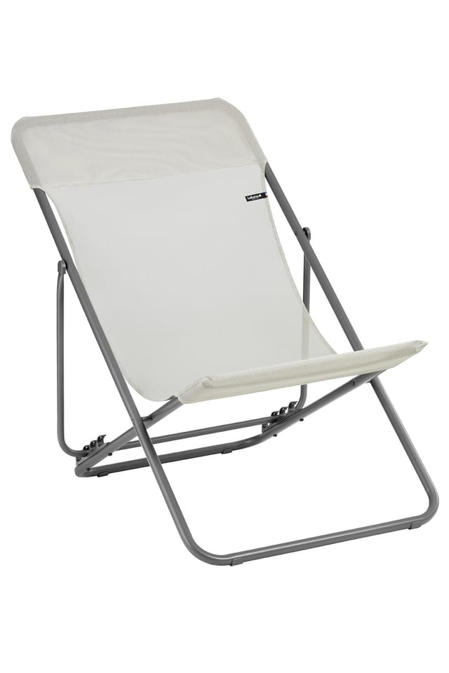 Mehrpositions-klapp-liegestuhl : Breite 58 Cm - Maxi Transat - Batyline® Iso - Beige Seigle - Lafuma Mobilier
