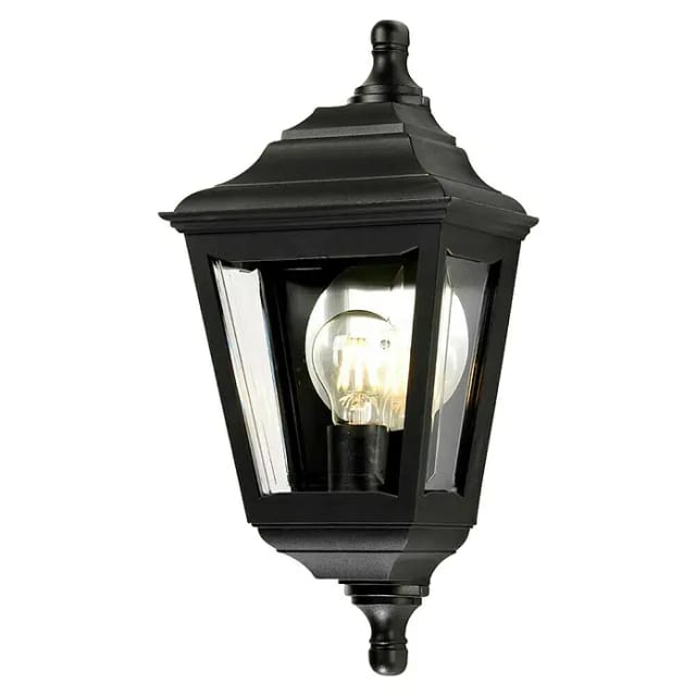 Elstead Außenwandleuchte Kerry (60 W, 14 x 44 x 44 cm, Schwarz, IP44)
