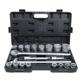 BGS Do it yourself Steckschlüssel-Satz Antrieb 20 mm 12,3 kg 20-tlg.
