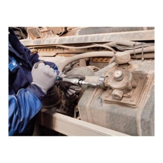 HAZET Ringschlüssel, Doppel-6kt, offen 848Z-12 Vierkant hohl 6,3 mm (1/4 Zoll) Außen-Doppel-Sechskant Profil 12 Innen-Vierkant (Robertson) 6,3 =1⁄4''