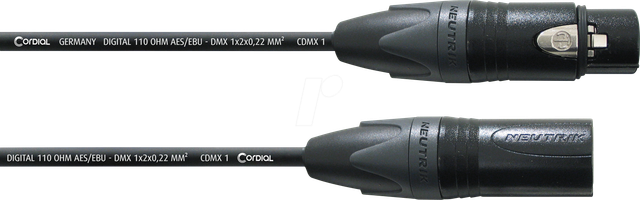 CDX 2-1 - CORDIAL 1x NC5FXX, 1x NC5MXX, 2,00m