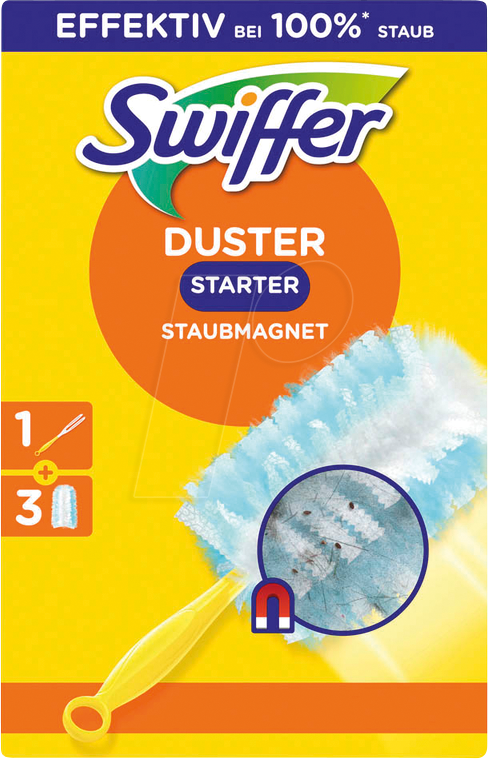 SWIFFER 676977 - Swiffer DUSTER STARTER Staubfangtücher Mikrofaser, 1 Set