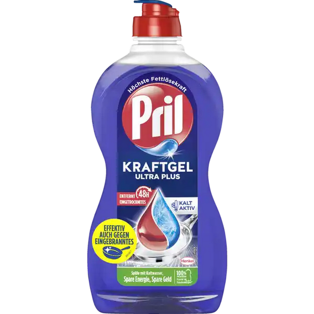 PRIL Kraftgel Ultra Plus Geschirrspülmittel (450 ml)