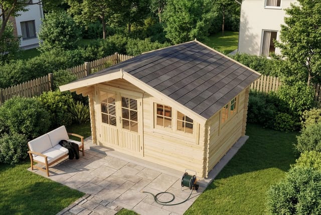 ECO Set - Gartenhaus Gabriel 400 x 300 cm