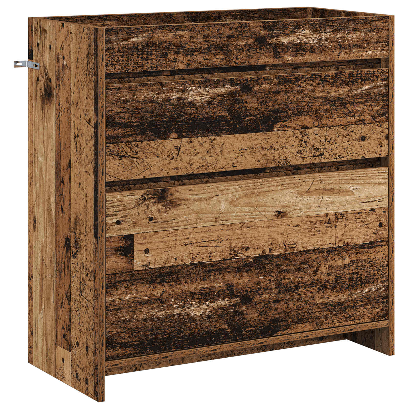 Badunterschrank Altholz 78,5 X 37,5 X 81 Cm Holzwerkstoff Vidaxl