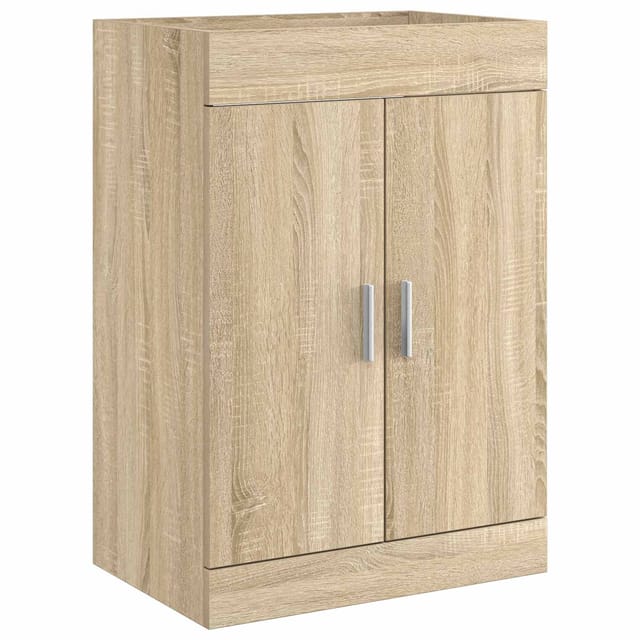 Badunterschrank Sonoma-eiche 78,5 X 37,5 X 81 Cm Holzwerkstoff Vidaxl