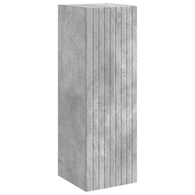 Wandmontierter Badezimmerschrank Betongrau 33 X 34,5 X 60 Cm Vidaxl