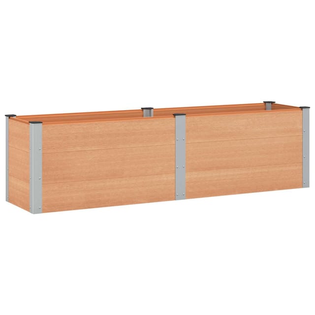 Hochbeet Braun 200 X 50 X 54 Cm Vidaxl