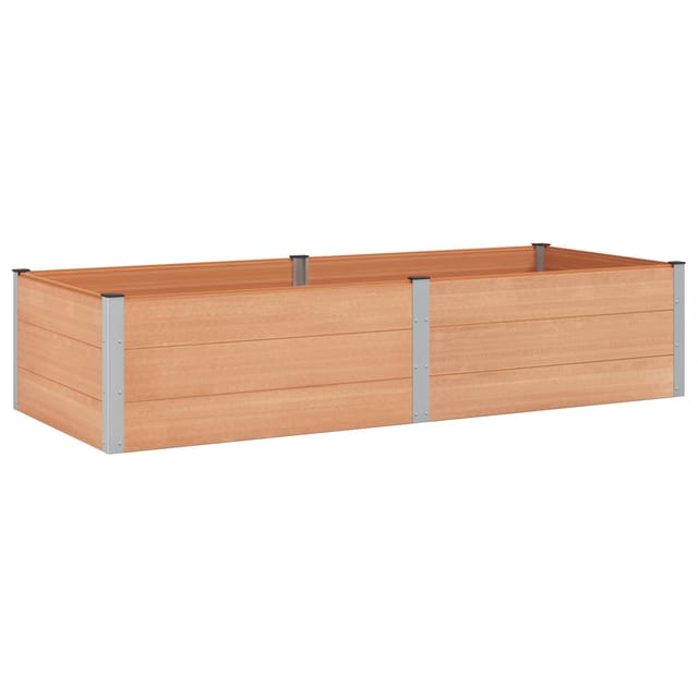 Hochbeet Braun 250 X 100 X 54 Cm Vidaxl