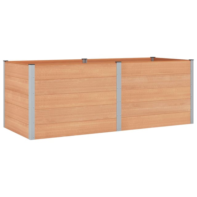 Hochbeet Braun 250 X 100 X 91 Cm Vidaxl