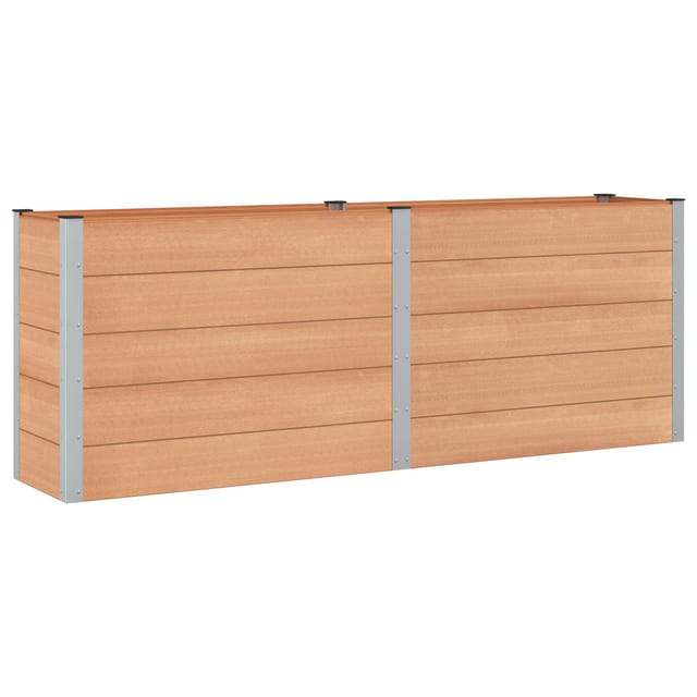 Hochbeet Braun 250 X 50 X 91 Cm Vidaxl
