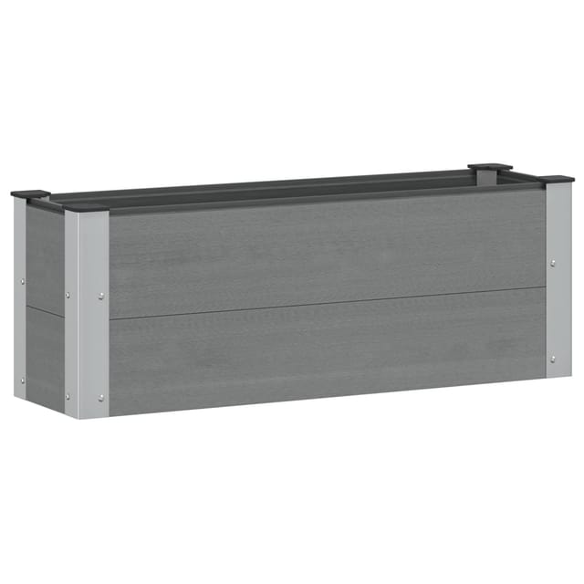 Hochbeet Grau 100 X 30 36 Cm Vidaxl