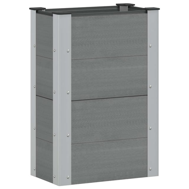Hochbeet Grau 50 X 30 X 72 Cm Vidaxl