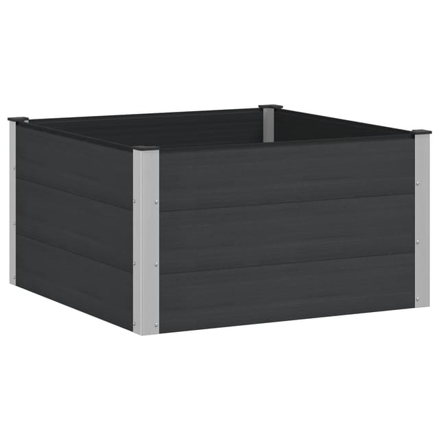 Hochbeet Schwarz 100 X 100 X 54 Cm Vidaxl