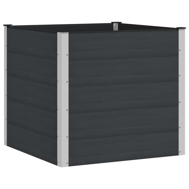 Hochbeet Schwarz 100 X 100 X 91 Cm Vidaxl