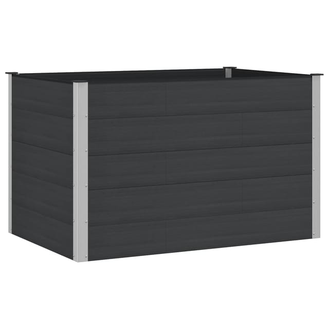 Hochbeet Schwarz 150 X 100 X 91 Cm Vidaxl