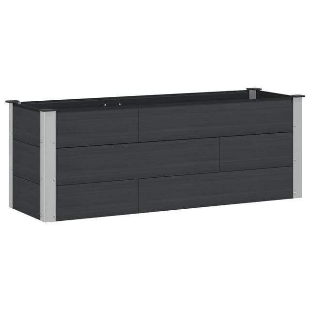 Hochbeet Schwarz 150 X 50 X 54 Cm Vidaxl